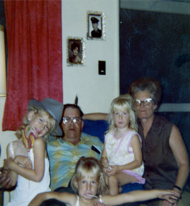 Daddy was in Vietnam in 1971; Grandma and Grandpa were terrified he wouldn’t return; we lived at Julia Court until Grandma  put Mom on bed rest because of her dangerous pregnancy with Donny.